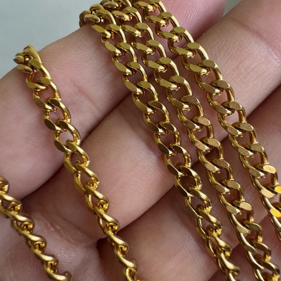 Cuban Chain For Jewerly Maker *No clasp* 37” - Picture 1 of 9